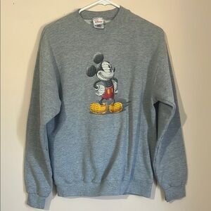 Disney Gray Mickey Mouse Sweater